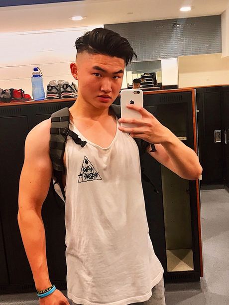 The first major transformation, 185 lbs, age 18